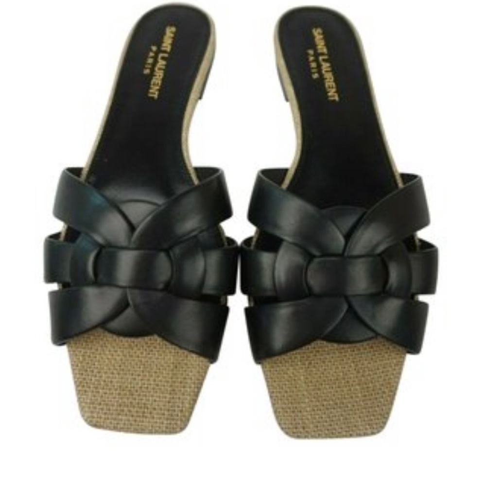 Saint Laurent Women's Tribute Studded Flat